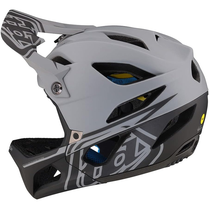 Шолом Troy Lee Designs Stage для даунхілу, MIPS, вентиляція, легкий, MTB, BMX, для дорослих, сірий XL/2XL