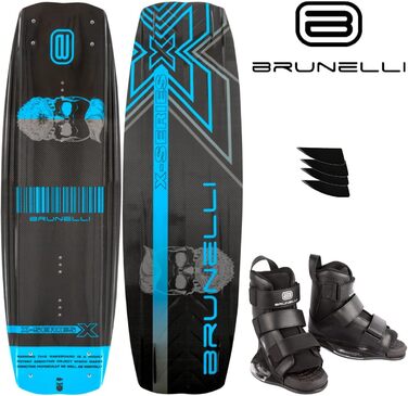Комплект вейкборду Brunelli Carbon 138 см з кріпленнями