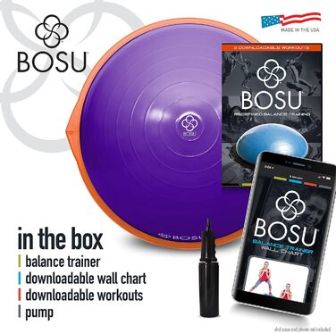 Балансувальний тренажер BOSU Home Gym Original 66 см, лайм/синій