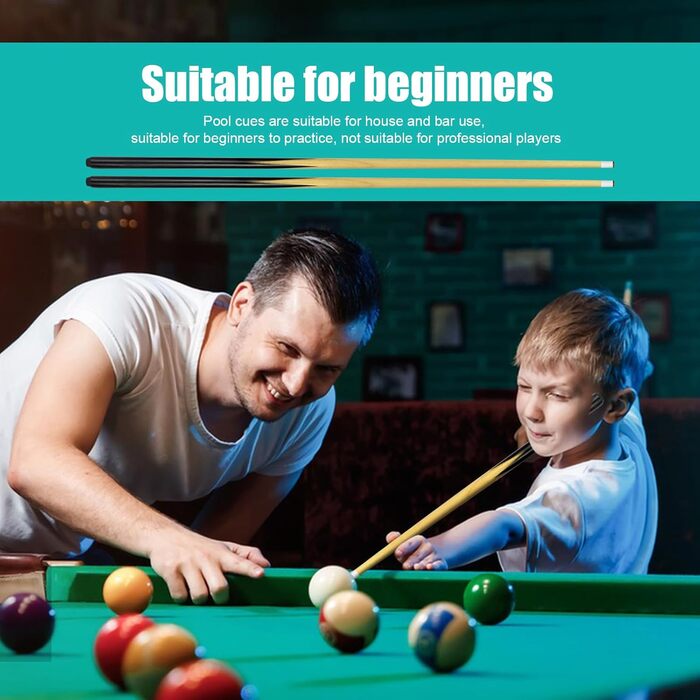 Двохчастинний дерев'яний біліардний міст (2 шт.) 121,9 см