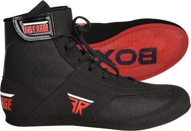 Боксерські чоботи FISTRAGE з шкіри, для тренувань, Unisex, Pro, чорні, 42.5/43 EU