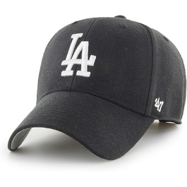 Кепка бейсболка 47 MLB Los Angeles Dodgers чорна, унісекс