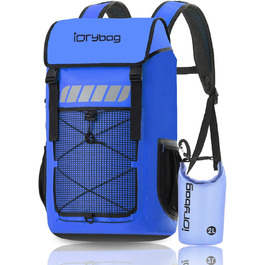 Водонепроникний рюкзак IDRYBAG для чоловіків 25L - ідеальний для каякінгу та піших прогулянок (Блакитний)