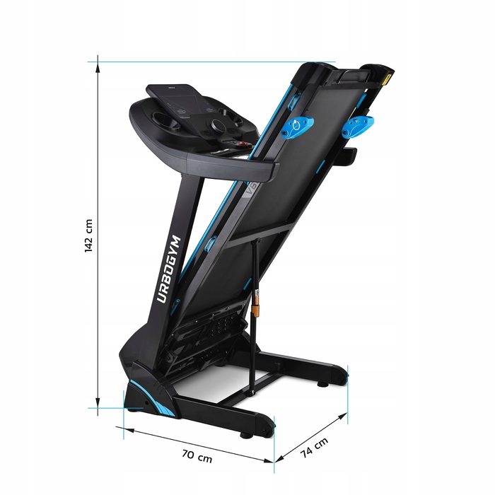 Електрична бігова доріжка Urbogym V680, до 140 кг