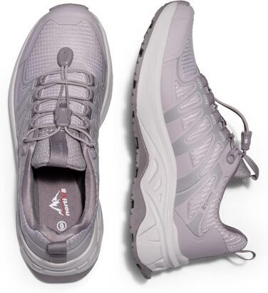 Черевики для піших прогулянок NORTIV 8 для жінок, легкі, для хайкінгу, кемпінгу та відпочинку, розмір 40 EU, світло-фіолетовий