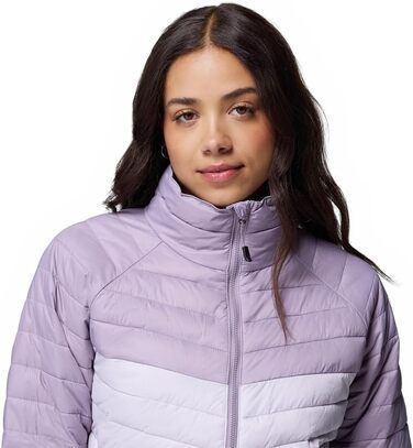 Жіноча куртка-пуховик Columbia Powder Pa Jacket, колір Lavender Pearl / Shale Purple, розмір L