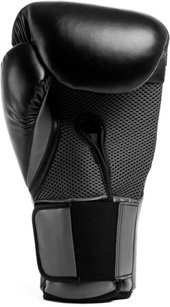 Боксерські рукавички Everlast Elite 2 для спарингу та тренувань, 8oz, чорно-сірі