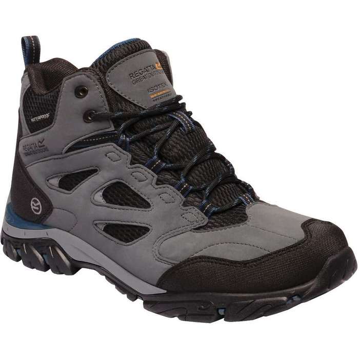 Черевики трекінгові Regatta Holcombe Iep Mid Rise для чоловіків (41 EU, Granit Dark Denim)