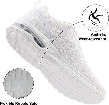 Жіночі кросівки для бігу Hitmars: спортивне взуття з повітряною подушкою, дихаюче, з антиковзкою підошвою, легкі, для бігу по вулицях, фітнесу, ходьби, розмір EU 42