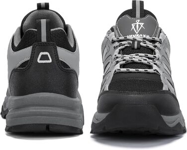 Черевики для туризму чоловічі, дихаючі, трекінгові, легкі та з антиковзким покриттям, для трейлраннінгу та активного відпочинку на природі, сірі, 43 EU