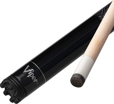 Viper Jump Shot/Break 3-Piece Біліардна/Полотняна Кий, Чорний, 19 унцій