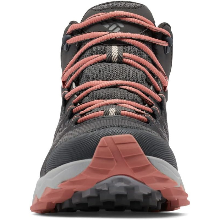 Черевики для туризму жіночі Columbia Peakfreak II Mid Outdry WP, сірі (Dark Grey x Dark Coral), 42 EU