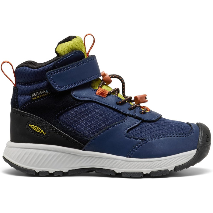 KEEN Skua Mid - водонепроникні трекінгові черевики для дітей та дорослих (37 EU, Naval Academy Rogue Green)