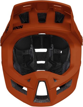 Велосипедний шолом IXS Trigger FF MIPS для ендуро, оливковий/помаранчевий, XS