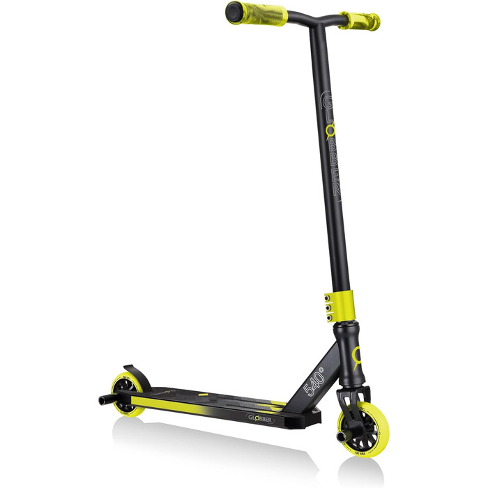 Трюковий самокат Globber GS 540, чорний/жовтий, для дітей від 8 років