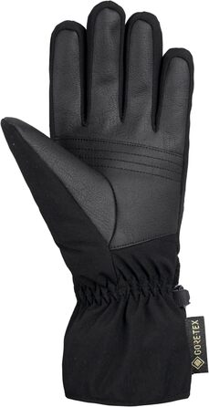 Жіночі лижні рукавички Reusch Sandy Gore-Tex, водонепроникні, дихаючі, теплі, чорні-сріблясті, розмір 6