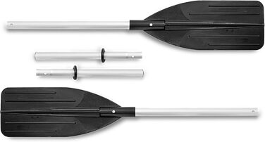 Надувний човен Intex Challenger 3: комплект з 3 шт., 295x137x43 см, блакитний/жовтий, для одного