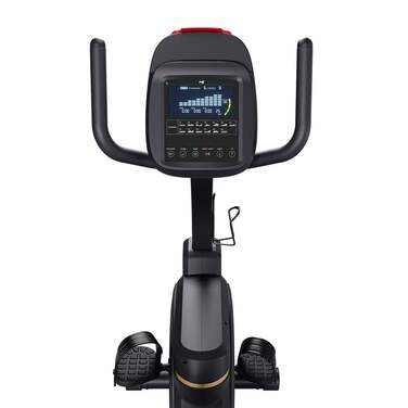 Горизонтальний велотренажер Hop-Sport HS-5000L Ranker чорно-золотистий