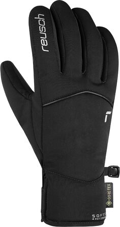 Жіночі лижні рукавички Reusch Mia Gore-Tex, водонепроникні, дихаючі, чорні/сріблясті, розмір 6.5, екстра теплі