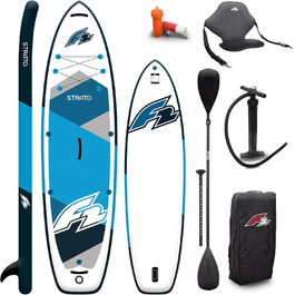 Надувний SUP-борд F2 Strato Limited Edition 2024 (12'5'') - блакитний, розмір на вибір