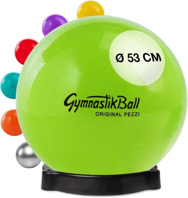 Оригінальний фітбол PEZZI Pezziball Standard з підставкою, м'яч для сидіння