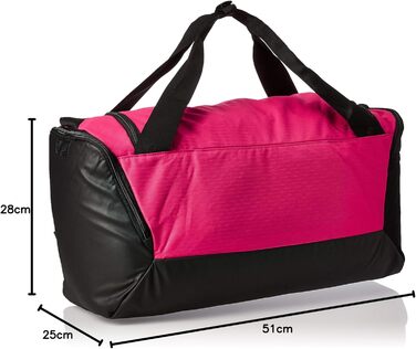 Дорожня сумка Nike Brasilia Carry-On для ручної поклажі, Rush Pink/Black/White, універсальний розмір