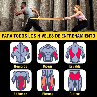 Еластичні стрічки для м'язів ACM, 3 рівні + анкер, домашня гімнастика, фітнес-стрічки, набір BE багатокольоровий