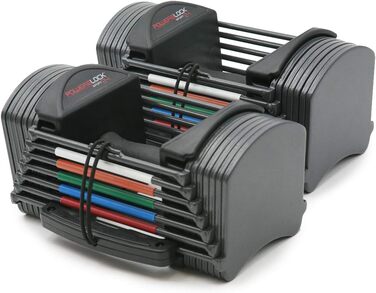 Регульована гантеля Power Block Sport 24, 1-24 кг, для фітнесу та тренувань