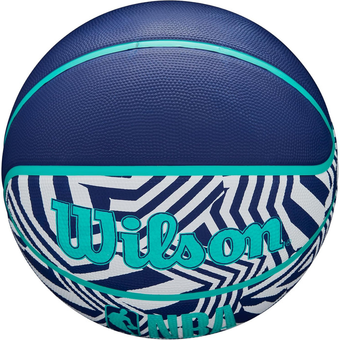Баскетбольний м’яч Wilson NBA DRV Plus Dazzle Camo для вулиці, розміри 6 і 7