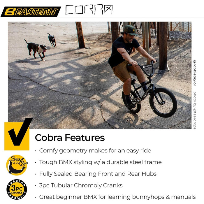 BMX велосипед Eastern Bikes Cobra 20 дюймів, легкий фрістайл, бежевий камуфляж