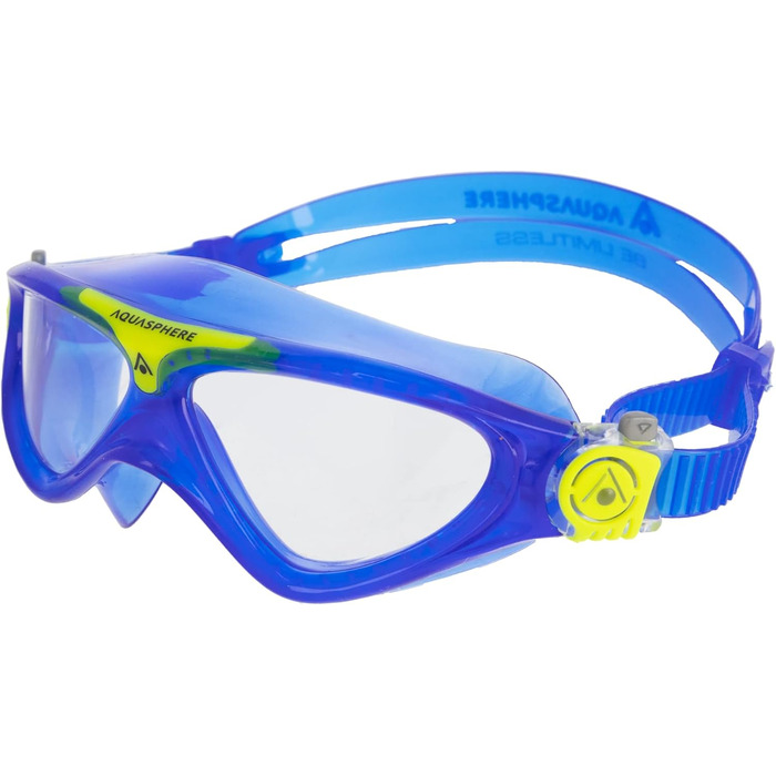 Дитячі плавальні окуляри AQUASPHERE Vista JR, прозорі лінзи, UV-захист, силіконова прокладка, для хлопчиків і дівчаток від 6 років, антифог, прозоро-рожеві