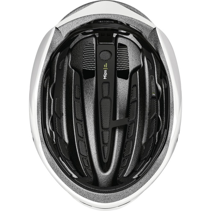 Велошолом ABUS Gamechanger 2.0 MIPS, аеродинамічний, білий, S (51-55 см), для чоловіків і жінок, з покращеною вентиляцією