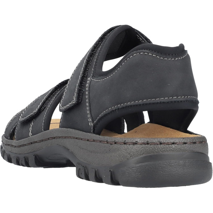 Чоловічі сандалії Rieker, розмір 42 EU, чорного кольору