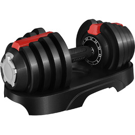 Набір гантелей Yaheetech, регульований, 12.5/18/24/40 кг, з блокуванням, для дому, фітнесу та бодібілдингу