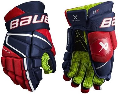 Хокейні рукавички Bauer Vapor 3X Junior 10 дюймів чорні/білі