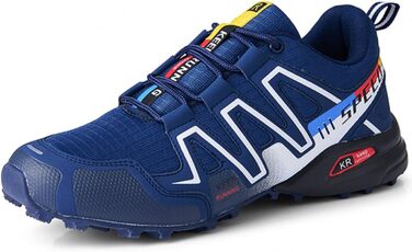 AGYE Велосипедні шкарпетки для чоловіків, неслизькі велотуфлі для шосе, гірського велосипеда, MTB, плоскі, спортивні, розмір 41 EU, блакитні