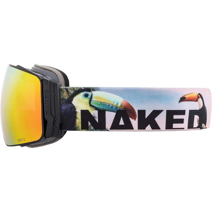 Гірськолижна маска NAKED Optics STORM Tucan з змінними лінзами для чоловіків і жінок, снігова маска для поганої погоди, сноубордична окуляри