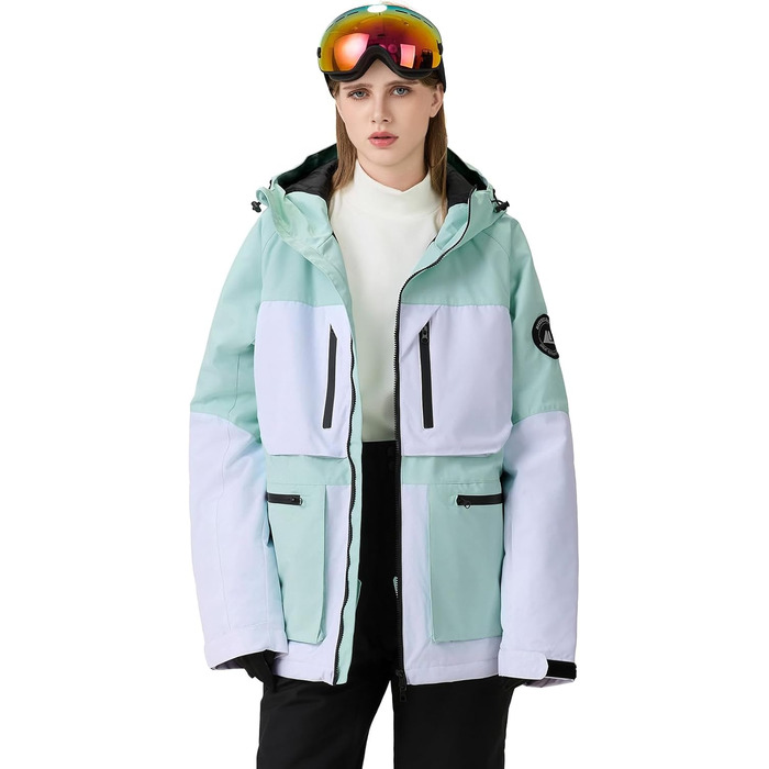 Комплект гірськолижний HOTIAN Daen: куртка та штани, водонепроникний, вітронепроникний, для сноубордингу та лижного спорту (M, 167 GR+WT)