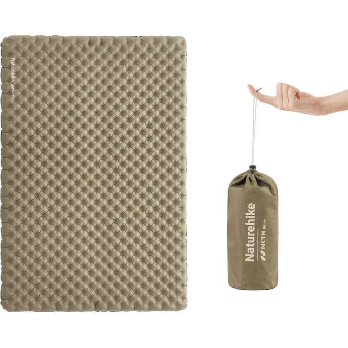 Naturehike Ultraleichte Isomatte: самонадувна туристична матрац для кемпінгу, трекінгу та альпінізму
