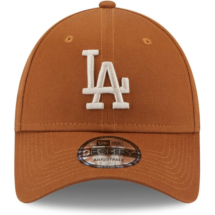 Кепка New Era Los Angeles Dodgers MLB League Essential Brown 9Forty Adjustable, Розмір універсальний