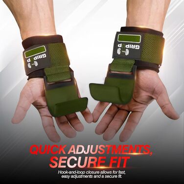 Набори для фітнесу та силових тренувань (пара), захист зап'ястя з гумовим покриттям, 8 мм, для важкої атлетики, пауерліфтингу, підтягувань та бодібілдингу (зелений)