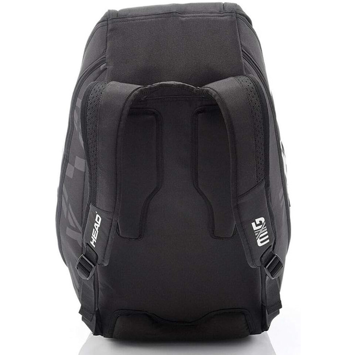 Тенісна сумка HEAD MXG 6R Combi для ракеток, чорна, універсальна