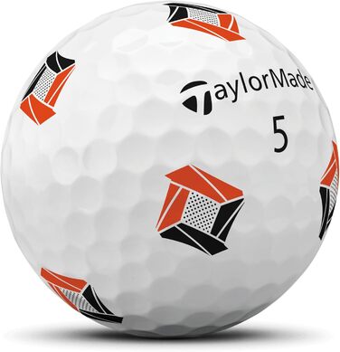 Гольф-м'ячі TaylorMade TP5 (білі) – унісекс, TM24, з технологією pix
