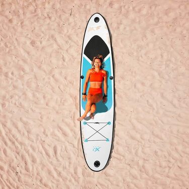 Професійна SUP-дошка XQ Max 305 см – комплект з насосом, ремкомплектом, страховочним шнуром і регульованим веслом