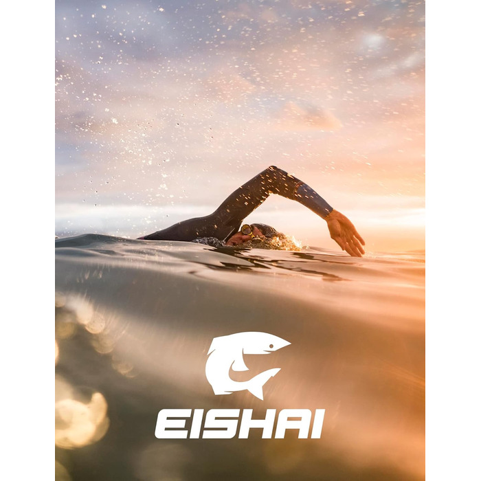 EISHAI Sharkbite надувна SUP-дошка, комплект 7-в-1: весло, страховочний шнур, насос, ремкомплект, для жінок і чоловіків, навантаження до 130 кг, синя, компактна