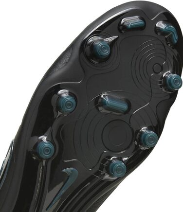 Футбольні бутси Nike Legend 10 Pro FG, 43 EU, чорний/чорний/Deep Jungle