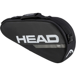 Тенісна сумка HEAD Tour для ракеток, чорна/біла