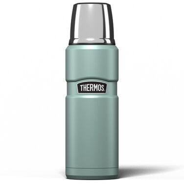 Термос Thermos Stainless King універсальна ізоляційна пляшка для напоїв, 470 мл, колір Duck Egg