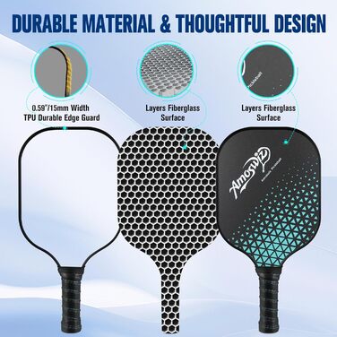 Набір ракет для піклболу, скловолокно, 4 шт.