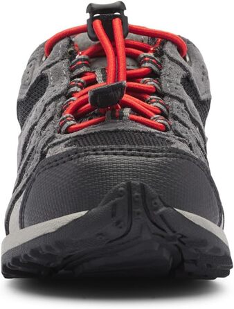 Дитячі трекінгові черевики Columbia Redmond Unisex, чорний/червоний (4 Big Kid)